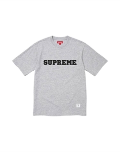 Топ Collegiate Appliqué Short-Sleeve Top 'Heather Grey' Supreme