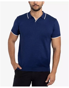 Мужской поло свитер с V-образным воротником, синий Xray