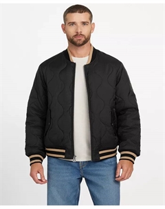 Мужская бомбер Alameda Ripstop с длинными рукавами, черный Guess