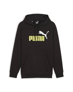 Мужская толстовка с капюшоном ESS+, двухцветная, с большим логотипом, 586764 Puma