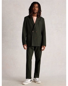 Пиджак из рубчатого вельвета herringbone, Khaki Green White stuff