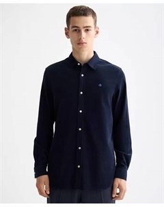 Мужская рубашка Regular Fit с вышивкой на груди, синий Scotch&soda