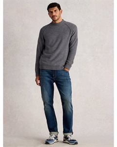 Милтон свитер из шерстяной смеси с круглым вырезом White stuff