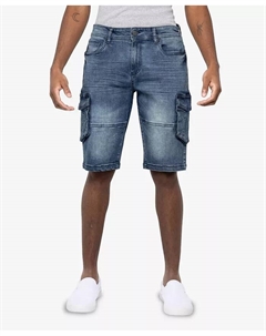 Мужские джинсовые шорты карго 12", синий Xray