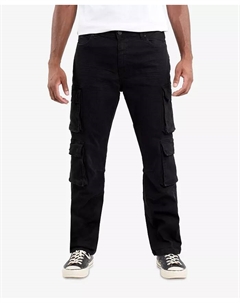 Мужские прямые карго джинсы, черный Xray
