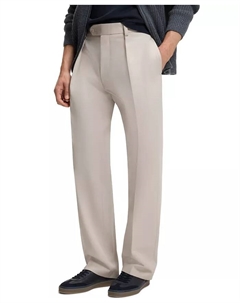 Мужские брюки BECKHAM x BOSS из хлопка с микроузором, загар/бежевый Hugo boss