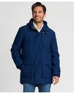 Мужская утепленная парка Squall Waterproof, синий Lands' end