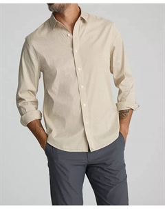 Мужская рубашка Kleinwood Slim Fit без складок на пуговицах, золото Untuckit