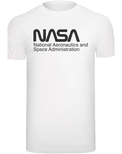 Футболка NASA Logo One Tone, белый F4nt4stic