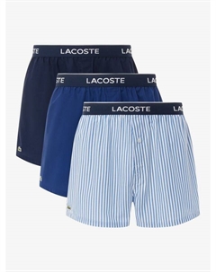 Хлопковые боксерские шорты, Pack of 3, Blue Multi Blue Lacoste