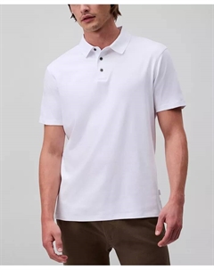 Мужская поло с коротким рукавом из хлопка Supima, красный Calvin klein