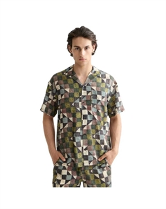 Рубашка с коротким рукавом Printed Tencel, зеленый Scotch&soda