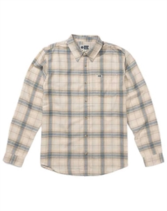 Рубашка с длинным рукавом Early bird flannel, бежевый Salty crew