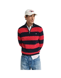 Свитер 8050608 half zip, красный Gant