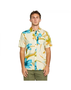 Рубашка с коротким рукавом Tracers Floral, бежевый Volcom