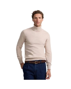 Свитер Classic high neck, бежевый Silbon