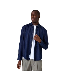 Рубашка с длинным рукавом I51285, синий Garcia