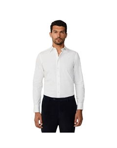 Рубашка с длинным рукавом City Eoe Texture, белый Hackett