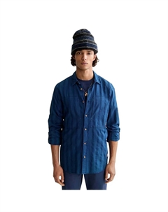 Рубашка с длинным рукавом Special Striped Weave, синий Scotch&soda