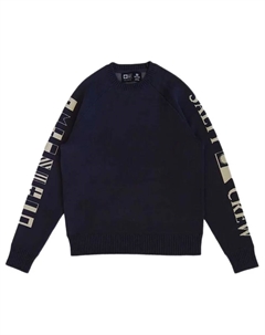 Свитер Alpha knit, синий Salty crew