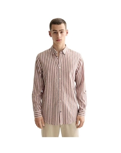 Рубашка с длинным рукавом Yarn Dyed Stripe, бежевый Scotch&soda