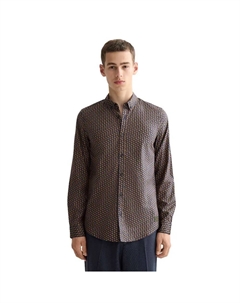 Рубашка с длинным рукавом Micro Aop Slim Fit, серый Scotch&soda