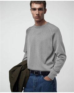 Джемпер с круглым вырезом, серый Сфера