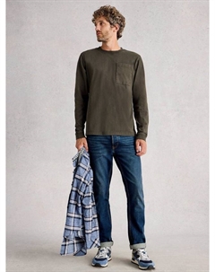 Accleton футболка с длинными рукавами из хлопка White stuff