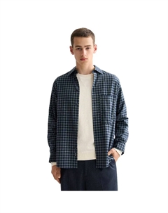 Рубашка с длинным рукавом Lightweight Flannel Checked, синий Scotch&soda