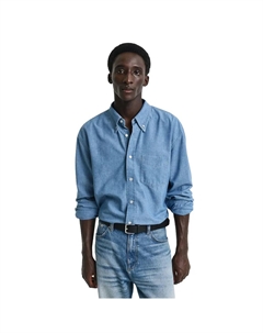 Рубашка с длинным рукавом 3250022, синий Gant