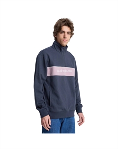 Мужская флисовая кофта с молнией 1/4, синий Quiksilver