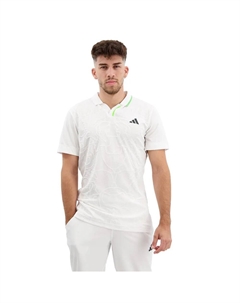 Поло с коротким рукавом Aeroready Freelift Pro, белый Adidas