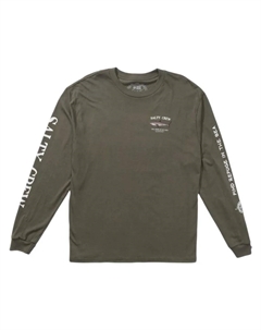 Футболка с длинным рукавом Bruce, зеленый Salty crew