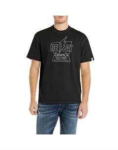 Футболка с коротким рукавом M3235.000.22662, черный Replay