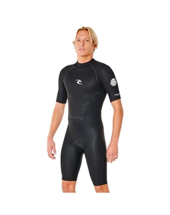 Неопреновый костюм с короткими рукавами и молнией сзади Freelite 2 mm, черный Rip curl