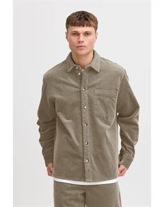 Рубашка с длинным рукавом, бежевый Solid