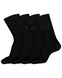 Носки Iconic 10273991 4 pairs, черный Boss