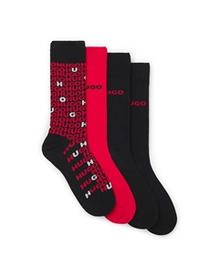 Носки Turtle 10273526 4 pairs, красный Hugo