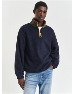 Толстовка с цветными блоками из флиса Gant