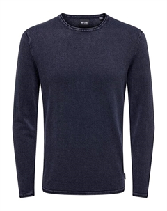 Пуловер Garson, темно-синий Only & sons