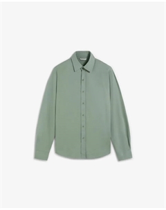 Мужская рубашка из хлопка с классическим воротником, светло-зеленый Scalpers