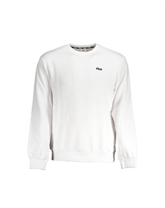 Белый хлопковый мужской свитер Fila