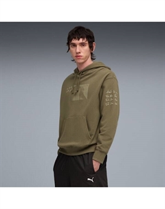 Мужская толстовка с графическим принтом House Of Graphics, зеленый Puma