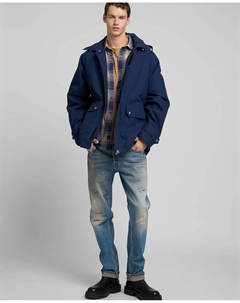 Мужские джинсы прямого кроя с карманами, синий Replay