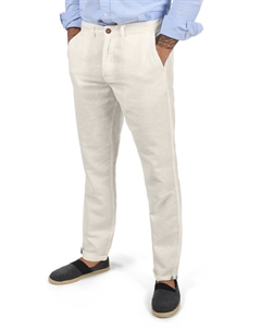 Льняные брюки, белый Solid