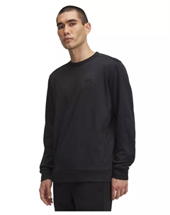 Мужской свитшот с круглым вырезом, черный Under armour