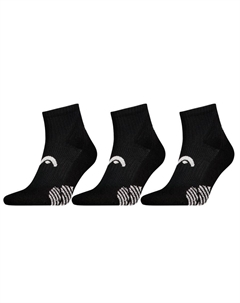 Носки для паделя Quarter 3 пары, черные Head