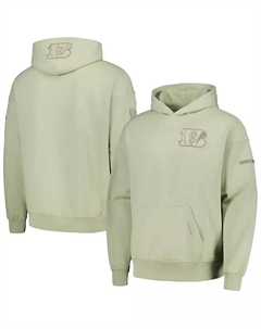 Мужская светло-зеленая толстовка с капюшоном Cincinnati Bengals Neutral Drop Shoulder Pullover Hoodie Pro standard