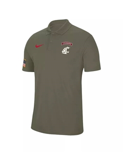 Мужская оливковая поло Tour Performance Washington State Cougars с военной символикой Nike