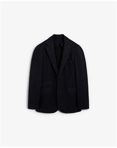 Мужской пиджак прямого кроя с передними карманами с клапаном, темно-синий Scalpers